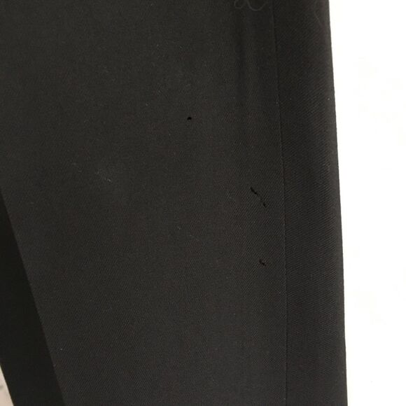 Jil SANDER High Waist Side Zip Trouser Pant Black 6 - Picture 10 of 13